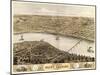 Saint Charles, Missouri - Panoramic Map-Lantern Press-Mounted Art Print