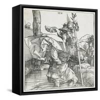 Saint Christopher, 1511-Albrecht Dürer-Framed Stretched Canvas