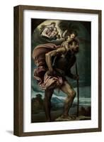 Saint Christopher, 1559-Jacopo Bassano-Framed Giclee Print