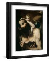 Saint Christopher, 1637-Jusepe de Ribera-Framed Giclee Print