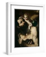 Saint Christopher, 1637-Jusepe de Ribera-Framed Giclee Print