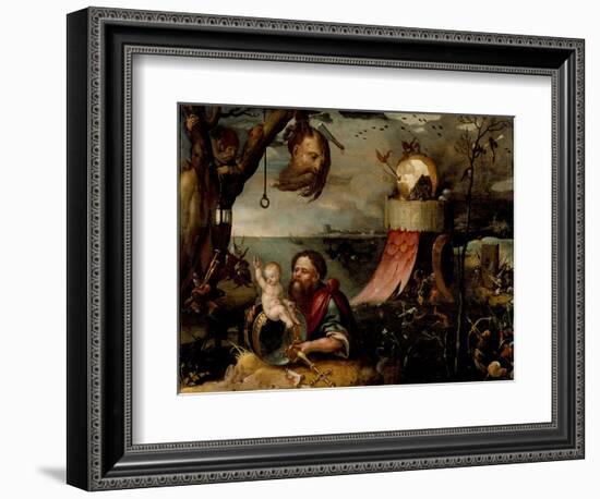 Saint Christopher and the Christ Child, c.1550-Jean Mandyn-Framed Giclee Print