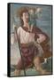 Saint Christopher and the Infant Christ Mural-Domenico Ghirlandaio-Framed Stretched Canvas