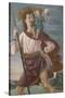 Saint Christopher and the Infant Christ Mural-Domenico Ghirlandaio-Stretched Canvas