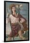 Saint Christopher and the Infant Christ Mural-Domenico Ghirlandaio-Framed Art Print