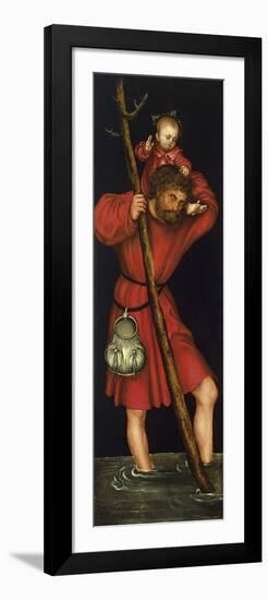 Saint Christopher, Ca 1514-Lucas Cranach the Elder-Framed Premium Giclee Print