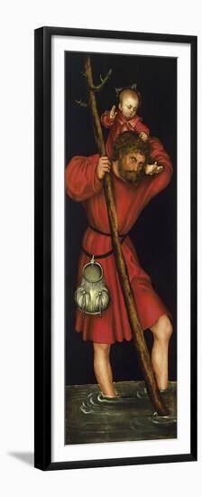 Saint Christopher, Ca 1514-Lucas Cranach the Elder-Framed Premium Giclee Print