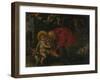 Saint Christopher Carrying the Infant Christ, 17th Century-null-Framed Giclee Print