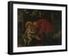Saint Christopher Carrying the Infant Christ, 17th Century-null-Framed Giclee Print