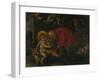 Saint Christopher Carrying the Infant Christ, 17th Century-null-Framed Giclee Print