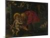 Saint Christopher Carrying the Infant Christ, 17th Century-null-Mounted Giclee Print