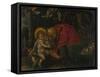 Saint Christopher Carrying the Infant Christ, 17th Century-null-Framed Stretched Canvas