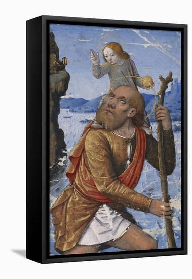 Saint Christopher-Jean Bourdichon-Framed Stretched Canvas
