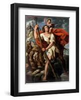 Saint Christopher-Orazio Borgianni-Framed Premium Giclee Print