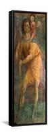 Saint Christopher-Tommaso Masaccio-Framed Stretched Canvas