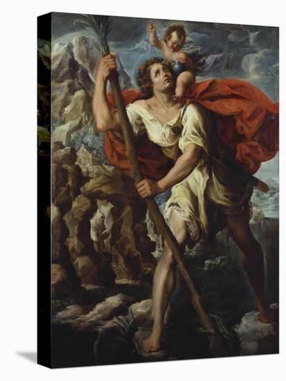 Saint Christopher-Orazio Borgianni-Stretched Canvas