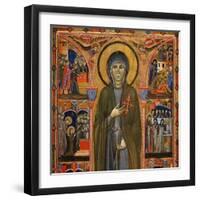 Saint Clare and Scenes from Her Life: Upper Side-Master Of St. Chiara-Framed Premium Giclee Print