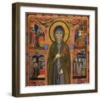 Saint Clare and Scenes from Her Life: Upper Side-Master Of St. Chiara-Framed Giclee Print