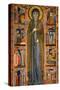 Saint Clare and Scenes from Her Life-Master Of St. Chiara-Stretched Canvas