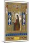 Saint Clare of Assisi Follower of S. Francesco-null-Mounted Art Print