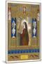 Saint Clare of Assisi Follower of S. Francesco-null-Mounted Art Print