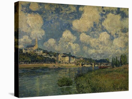 Saint-Cloud, 1877-Alfred Sisley-Stretched Canvas