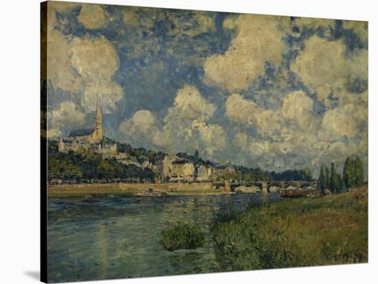 Saint-Cloud, 1877-Alfred Sisley-Stretched Canvas