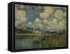 Saint-Cloud, 1877-Alfred Sisley-Framed Stretched Canvas