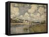 Saint-Cloud-Alfred Sisley-Framed Stretched Canvas