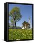 Saint Coloman Near to Fuessen, Allgaeu, Bavaria, Germany-Katja Kreder-Framed Stretched Canvas