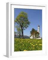 Saint Coloman Near to Fuessen, Allgaeu, Bavaria, Germany-Katja Kreder-Framed Photographic Print