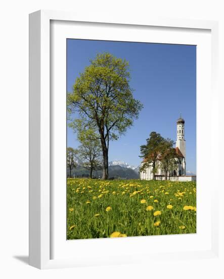 Saint Coloman Near to Fuessen, Allgaeu, Bavaria, Germany-Katja Kreder-Framed Photographic Print