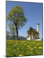 Saint Coloman Near to Fuessen, Allgaeu, Bavaria, Germany-Katja Kreder-Mounted Photographic Print