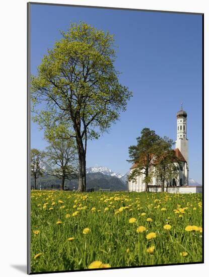 Saint Coloman Near to Fuessen, Allgaeu, Bavaria, Germany-Katja Kreder-Mounted Photographic Print