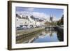 Saint Corentin Cathedral Reflecting in the River Odet-Markus Lange-Framed Photographic Print