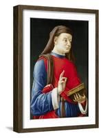 Saint Cosmas, or Damian-Bartolommeo Vivarini-Framed Art Print