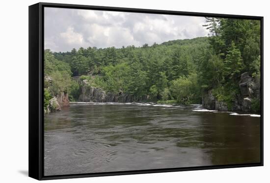 Saint Croix River Dalles at Taylors Falls-jrferrermn-Framed Stretched Canvas