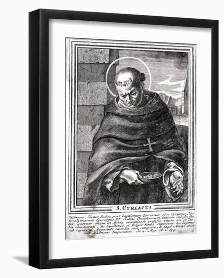 Saint Cyriacus-null-Framed Art Print