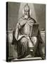 Saint Damasus I, (304-384). Roman Pope (366-384).-Tarker-Stretched Canvas