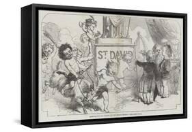 Saint David's Day, (1 March)-George Housman Thomas-Framed Stretched Canvas