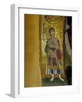 Saint Demetrios (Soldier Saint), Mosaic from the Arch Above Philopation, West Side-null-Framed Giclee Print