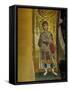 Saint Demetrios (Soldier Saint), Mosaic from the Arch Above Philopation, West Side-null-Framed Stretched Canvas