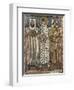 Saint Demetrius of Thessaloniki with the Donors, 6th-7th Century-null-Framed Giclee Print