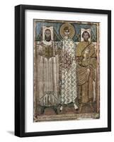 Saint Demetrius of Thessaloniki with the Donors, 6th-7th Century-null-Framed Giclee Print