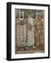 Saint Demetrius of Thessaloniki with the Donors, 6th-7th Century-null-Framed Giclee Print