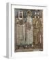 Saint Demetrius of Thessaloniki with the Donors, 6th-7th Century-null-Framed Giclee Print