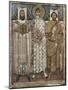 Saint Demetrius of Thessaloniki with the Donors, 6th-7th Century-null-Mounted Giclee Print