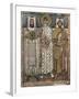 Saint Demetrius of Thessaloniki with the Donors, 6th-7th Century-null-Framed Giclee Print