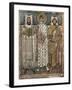 Saint Demetrius of Thessaloniki with the Donors, 6th-7th Century-null-Framed Giclee Print