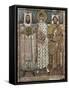 Saint Demetrius of Thessaloniki with the Donors, 6th-7th Century-null-Framed Stretched Canvas